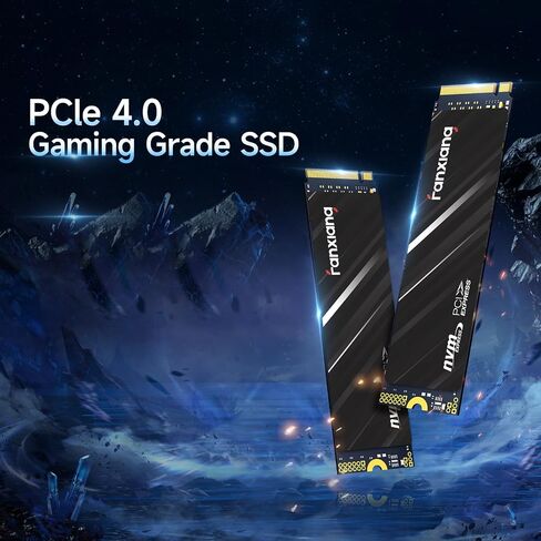 fanxiang 1 تيرابايت NVMe SSD PCIe Gen4 M.2 SSD لـ PS5، ما يصل إلى 4800 ميجابايت/ثانية، SSD للألعاب الداخلية لـ PS5، تخزين ترقية محرك الأقراص الصلبة NAND SLC Cache ثلاثي الأبعاد للكمبيوتر الشخصي/أجهزة الكمبيوتر المحمولة S690Q in Kuwait
