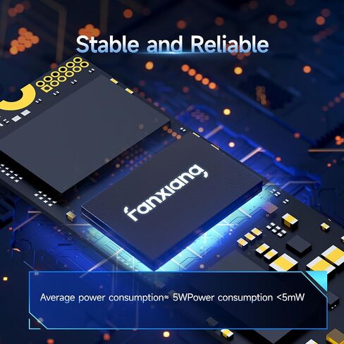 fanxiang 1 تيرابايت NVMe SSD PCIe Gen4 M.2 SSD لـ PS5، ما يصل إلى 4800 ميجابايت/ثانية، SSD للألعاب الداخلية لـ PS5، تخزين ترقية محرك الأقراص الصلبة NAND SLC Cache ثلاثي الأبعاد للكمبيوتر الشخصي/أجهزة الكمبيوتر المحمولة S690Q in Kuwait