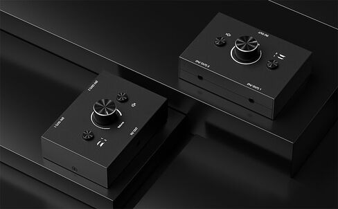 3.5mm Stereo Audio Switch Audio Switcher Passive Speaker Headphone Manual Selector Splitter Box Audio Sharing in Saudi Arabia
