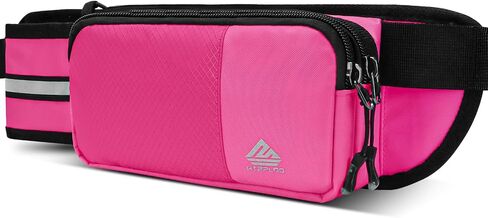 Fanny Pack for Women Men with Water Bottle Holder,Waist Bag for Hiking,Travel,Running,Dog Walking,Workout,Cycling (Black) in Saudi Arabia