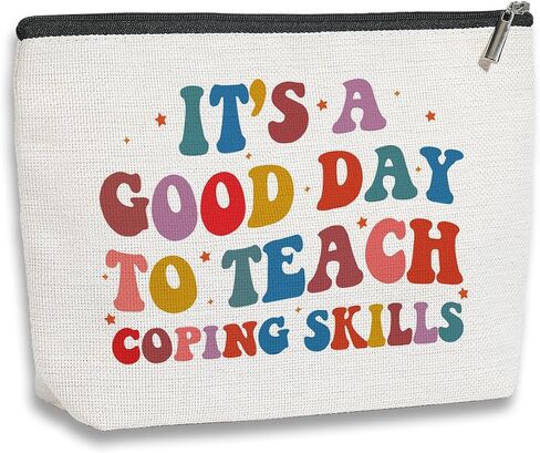 Teacher Gifts Teacher Appreciation Gifts Thank You Gifts for Teachers Women Best Teacher Gifts Christmas Birthday Graduation Gifts Travel Toiletry Makeup Organizer Zipper Pouch in Saudi Arabia