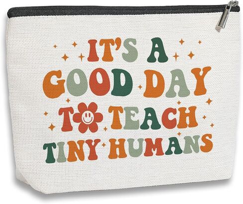 Teacher Gifts Teacher Appreciation Gifts Thank You Gifts for Teachers Women Best Teacher Gifts Christmas Birthday Graduation Gifts Travel Toiletry Makeup Organizer Zipper Pouch in Saudi Arabia