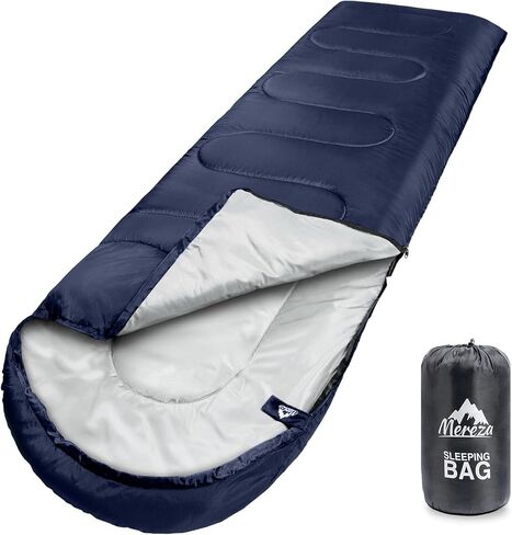 MEREZA Sleeping Bags XL for Adults Mens Large Wide Sleeping Bag for Camping Backpacking Big and Tall Warm & Cool Weather in Saudi Arabia