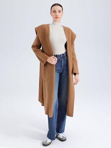 REORIA Women's Long Sleeve Bodysuits Mock Turtleneck Slim Tight Double Lined Basic Layering Body Suits Tops Fall Winter Outfits 2024(Light Coffee Small) in Kuwait