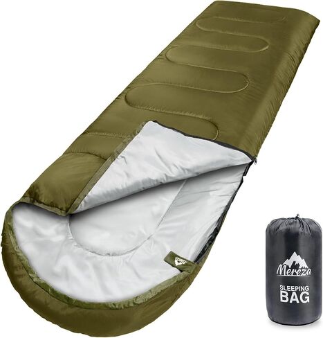 MEREZA Sleeping Bags XL for Adults Mens Large Wide Sleeping Bag for Camping Backpacking Big and Tall Warm & Cool Weather in Saudi Arabia
