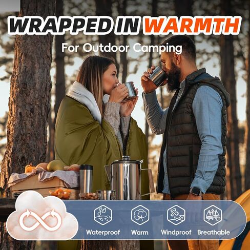 MEREZA Sleeping Bags XL for Adults Mens Large Wide Sleeping Bag for Camping Backpacking Big and Tall Warm & Cool Weather in Saudi Arabia