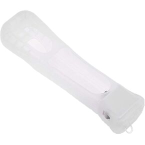 Sensor Adapter, Adapter Sensor with Silicon Case, MotionPlus Adaptor Accelerator for Nintendo Wii Remote Controller (White)