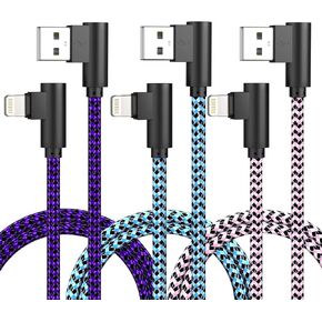 iPhone Charger Cord Lightning Cable 10 ft 3 Pack iPhone Charging Cable Long iPhone 11 Charger 10ft [Apple Certified] Nylon Braided Fast Charging for 13 mini/13/12/11 Pro MAX/XR/XS/8/7/Plus/6S/SE/iPad…