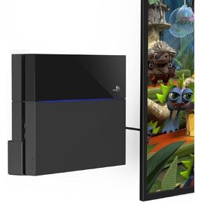 Monzlteck Wall Mount for PS4 Original(Old Model),Near or Behind TV, Space Saving