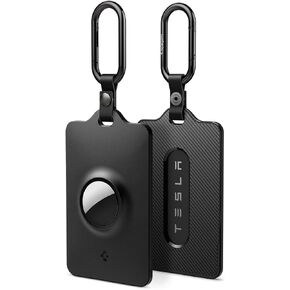 Spigen Air Fit Card Holder Case Designed for Tesla Key Cards and Airtag [Airtag Not Included] - 2 Pack