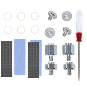 QTEATAK 2Pcs PCIe NVMe M.2 2280 SSD Heatsinks Cooler & Mounting Screws Screwdriver Kit…