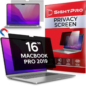 Magnetic Privacy Screen for MacBook Pro 16 Inch (2019, 2020) Removable Laptop Privacy Filter and Anti-Glare Protector Shield