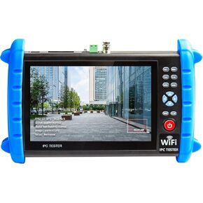 5.5-Inch CCTV Tester – Supports 6K IP Camera Testing – AHD, TVI, CVI & CVBS Analog Camera Testing – RJ45 Cable Pair Tester with PoE, IP Discovery, HDMI Input, Built-in WiFi, and PTZ Control
