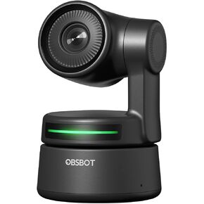 OBSBOT Tiny 2 Webcam 4K التحكم الصوتي PTZ، تتبع الذكاء الاصطناعي متعدد الأوضاع والتركيز التلقائي، كاميرا ويب مع مستشعر 1/1.5 بوصة، التحكم بالإيماءات، 60 إطارًا في الثانية، تصحيح ضوء HDR، كاميرا ويب للكمبيوتر الشخصي، البث، الاجتماعات، إلخ.