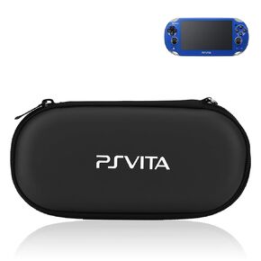 حقيبة PS Vita، حقيبة حمل متوافقة مع PS Vita، حقيبة حمل محمولة للسفر لجهاز Sony PS Vita، حقيبة سفر احترافية مقاومة للماء ومقاومة للصدمات (أسود) in Kuwait