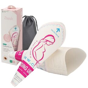 Luxiv 20 50 Pcs Disposable Female Urination Device, Portable Girl Urinal Funnel Women Outside Pee Cup Waterproof Paper Standing Pee Disposable Cup Female Urinal for Camping, Hiking (20)