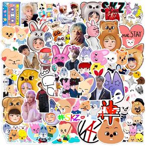 50 Pcs Popular Stray Kids Skzoo Stickers for Water Bottle Waterproof Vinyl Stray Kids Skzoo Decals for Kids Laptop Tablet Scrapbook (Stray Kids Skzoo)