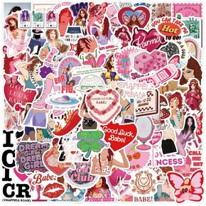 110PCS Chappell Merch Stickers, Cute Cartoon American Singer Aesthetic Vinyl Waterproof Stickers for Laptop Bumper Skateboard Water Bottles Computer Phone Stickers for Adult Teens Party Favors