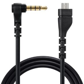 Replacement Audio Cable Cord, Compatible for SteelSeries Arctis 3 /Arctis 5/ Arctis 7 /Arctis Pro Gaming Headphones (Audio Cable, Black)