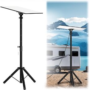 Starlink Gen 3 Tripod Mount, Adjustable Height and Tilt for Better Signal, Satellite Internet Kit Pole Mounting Kit with Starlink Pipe Adapter, Compatible with Starlink Standard & Enterprise Dish