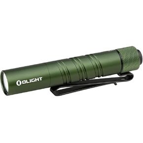 OLIGHT I3T 2 EOS Pocket EDC Flashlight, 200 Lumens Compact Bright Handheld Flashlights, Dual-Output Tail Switch Light with AAA Battery and Two-Way Pocket Clip for Camping and Hiking (Black)