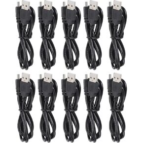 Dpofirs 10 Pack 3.3ft PS3 Controller Charger Cable, Mini USB Data Charging Cord for PS3 Slim, PS3, PS Move Controllers, Phones, Cameras, TI 84 Plus CE, PS3 Charger Cable