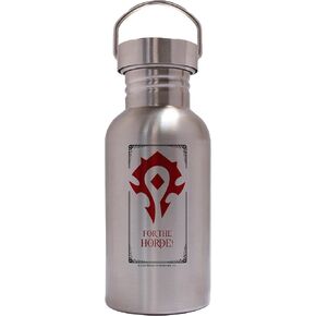 ABYstyle World of Warcraft Horde 17 Oz Canteen Stainless Steel Water Bottle Video Game Drinkware Merch Gift