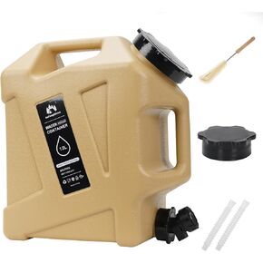 Camping Water Container - 3.2 Gallan Water Jug with Spigot| Portable Water Tank for Outdoor Hiking Picnic Supplies-Green