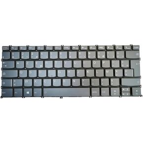 Replacement Keyboard for Ideapad Flex 5-14ARE05 5-14IIL05 5-14ITL05 5-14ALC05, IdeaPad 5-14ITL05 5-14IIL05 5-14ARE05 5-14ALC05, France Layout Laptop Keyboard with Backlit
