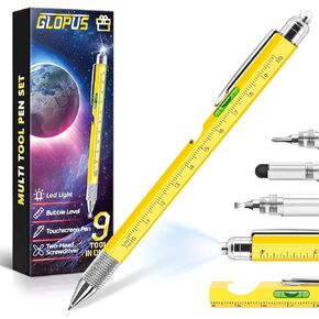 Stocking Stuffers for Men, 9 in 1 Multitool Pen Gifts for Men, Mens Stocking Stuffers for Adults, Mens Gifts for Christmas Dad Grandpa Husband