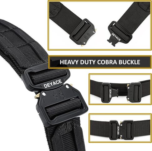 Quick Release Battle Belt, 1.75'' Tactical MOLLE Heavy Duty Belt and 1.5'' EDC Inner Belt for Law Enforcement, Shooter in Kuwait