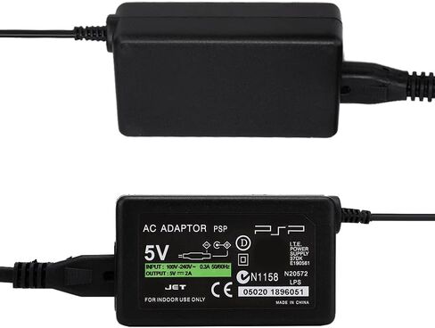 Hilitand Power Adapter for PSP 1000/2000/3000 Game Console,Portable DC 5V/2A 50/60Hz Power Charger Adapter(US) in Saudi Arabia