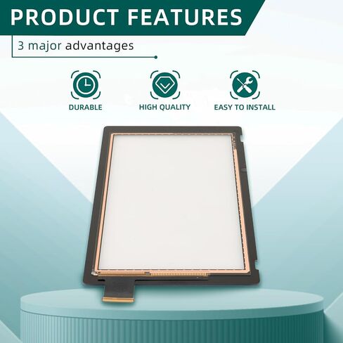 قطعة غيار محول رقمي لشاشة LCD تعمل باللمس للعدسة الخارجية الأمامية من AUTOKAY (بدون شاشة LCD) مع أداة فتح تناسب نينتندو سويتش in Saudi Arabia