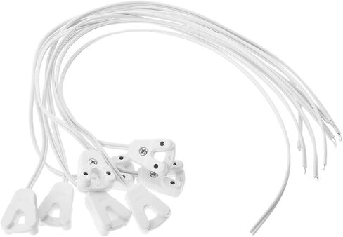 Othmro Light Sockets, 10Pcs T8 LED Lamp Connecting Wire, LED Tube Light Ceiling Fluorescent LED Light Lamp Base Holder, LED Wire Connector Power Cord Socket Bracket Clips for T8 Fluorescent Lamp in Kuwait