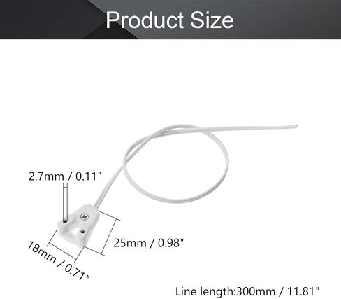 Othmro Light Sockets, 10Pcs T8 LED Lamp Connecting Wire, LED Tube Light Ceiling Fluorescent LED Light Lamp Base Holder, LED Wire Connector Power Cord Socket Bracket Clips for T8 Fluorescent Lamp in Kuwait