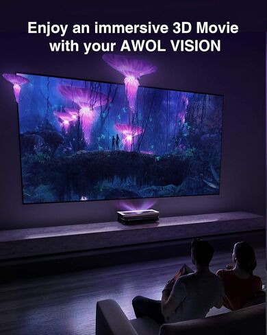 نظارات AWOL VISION DLP Link ثلاثية الأبعاد، نظارات مصراع نشط قابلة لإعادة الشحن متوافقة مع AWOL VISION LTV-3000 Pro وLTV-3500 Pro، وتلفزيون Vanish وأجهزة عرض DLP-Link ثلاثية الأبعاد الأخرى (عبوتان) in Saudi Arabia