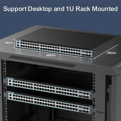 9 Port 2.5Gb Smart Web Ethernet Switch,1 10G SFP Slot&8 x 2.5G Base-T Ports,Link Aggregation, LACP/QoS/VLAN/IGMP Supported, Metal Fanless Managed Multi-Gigabit Switch in Saudi Arabia