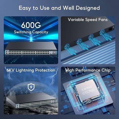 9 Port 2.5Gb Smart Web Ethernet Switch,1 10G SFP Slot&8 x 2.5G Base-T Ports,Link Aggregation, LACP/QoS/VLAN/IGMP Supported, Metal Fanless Managed Multi-Gigabit Switch in Saudi Arabia