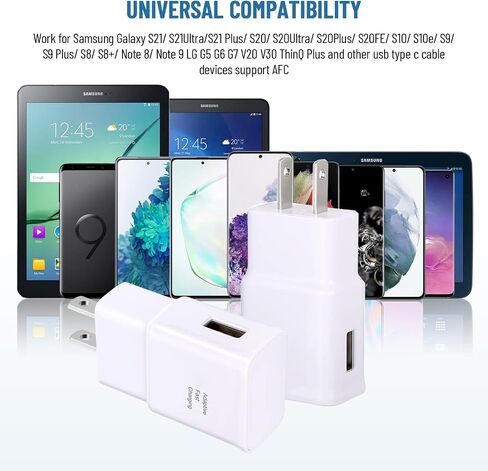 Phone Charger Android,Samsung Charger Fast Charging Cord Type C with USB C Charger Cable 6.6Ft for Samsung Galaxy S24/S23/S22/S21/S20/S10/S10 Plus/S10E/S9/S8/S21Ultra/S22+/S22 Ultra/Note 8/9/10/20 in Kuwait