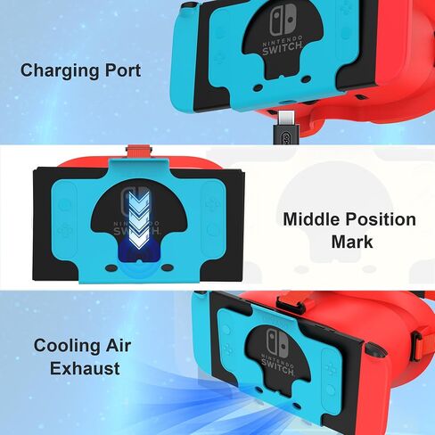 سماعة الواقع الافتراضي المطورة من DEVASO لجهاز Nintendo Switch & Switch OLED، نظارات الواقع الافتراضي للتبديل مع عدسات HD قابلة للتعديل وحزام رأس مريح، مجموعة Labo VR Kit نظارات ثلاثية الأبعاد لملحقات التبديل in Kuwait