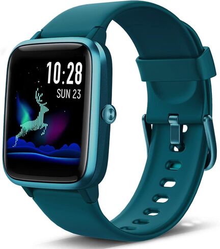 Fitpolo Fitness Tracker with Heart Rate Monitor, Smart Watch 1.8 inches Color Touch Screen IP68 Waterproof Step Calorie Counter Sleep Monitoring Pedometer Watches Activity Tracker for Women Men in Saudi Arabia