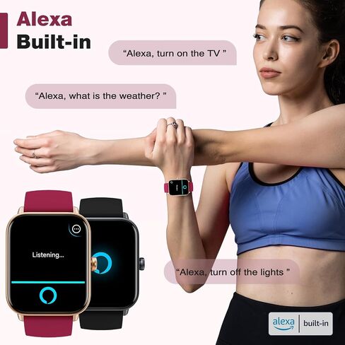 Fitpolo Smart Watch for Men Women(Make/Answer Call),1.8" Ultra-HD Display | Fitness Tracker with Heart Rate/Sleep/SPO₂ Monitor, 100+ Sports Modes, 3ATM Waterproof Smartwatch for Android/iPhone in Kuwait