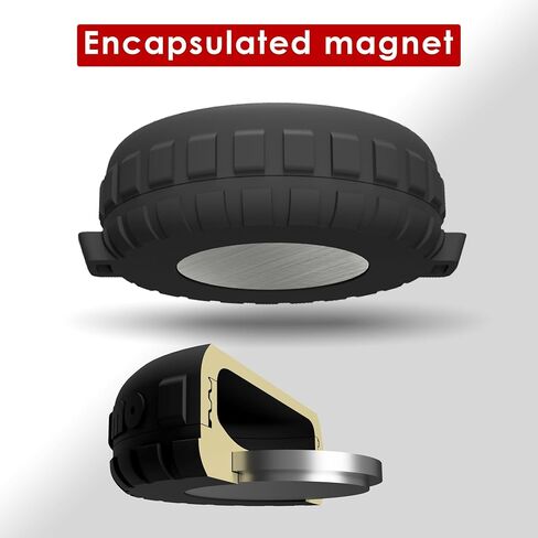 Ultra Strong Neodymium Compatible with AirTag (Gen. 1 & 2) Magnetic Case for Tag Waterproof AirTag Magnet Holder, Easy Screw On Secure Attach Air Tag for Car (Magnetic) in Kuwait