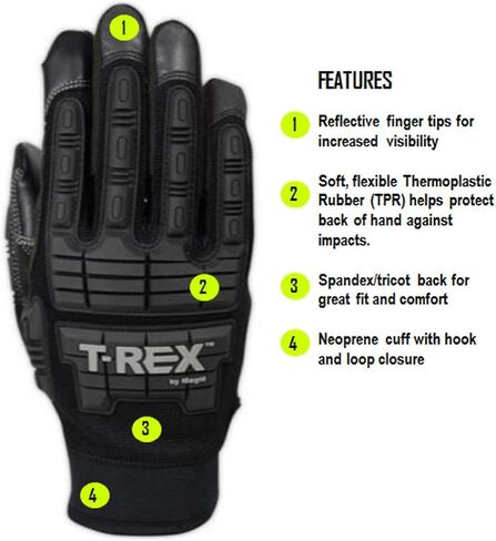 قفازات MAGID PGP49TL T-Rex Impact Ultra in Saudi Arabia