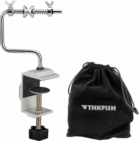 THKFISH Fishing Line Spooler Fishing Line Winder Spooler Fishing Accessories Adjustable Stable Portable Fishing Line Spooler/Fishing Line Remover in Kuwait
