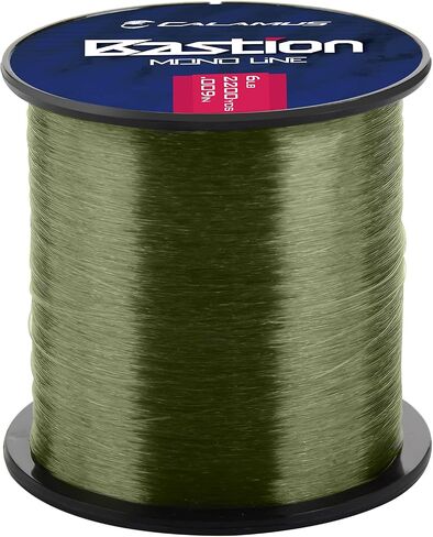Calamus Bastion Monofilament Fishing Line - Strong Abrasion Resistant Mono Line - Superior Nylon Material Mono Fishing Line for Freshwater and Saltwater, Fishing Gifts for Men in Saudi Arabia