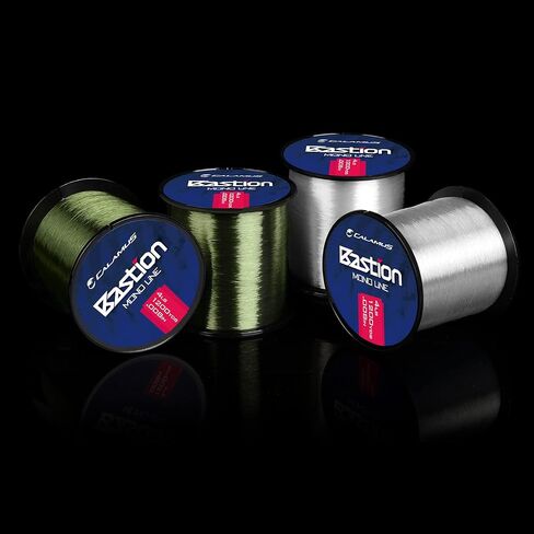 Calamus Bastion Monofilament Fishing Line - Strong Abrasion Resistant Mono Line - Superior Nylon Material Mono Fishing Line for Freshwater and Saltwater, Fishing Gifts for Men in Saudi Arabia