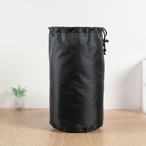 2 Pcs Waterproof Compression Stuff Sack Sleeping Bag Storage Sack Drawstring Dust Flap Bag Small Camping Compression Bags Backpacking Dry Sacks Lightweight Hiking Storage Bags Black in Saudi Arabia