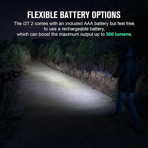 مصباح يدوي OLIGHT I3T 2 EOS Pocket EDC، 200 لومن، مصابيح يدوية مدمجة ومشرقة، ضوء مفتاح مزدوج الإخراج مع بطارية AAA ومشبك جيب ثنائي الاتجاه للتخييم والمشي لمسافات طويلة (أسود) in Saudi Arabia