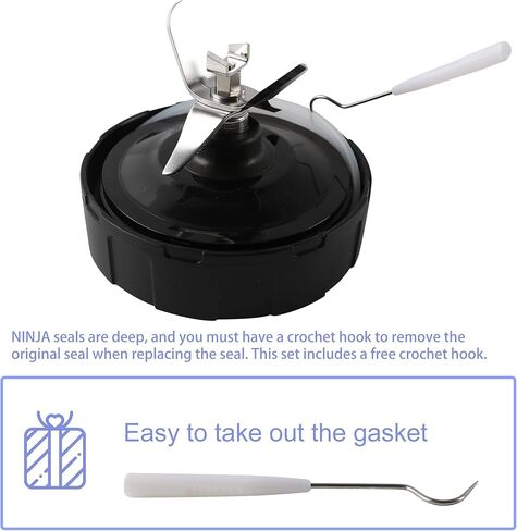 6 قطعة جوانات مطاطية 10 سنتيمتر ختم جوانات الأبيض O-حلقة استبدال أجزاء ل خلاط النينجا BL480 BL680 BL910 CT680 in Kuwait